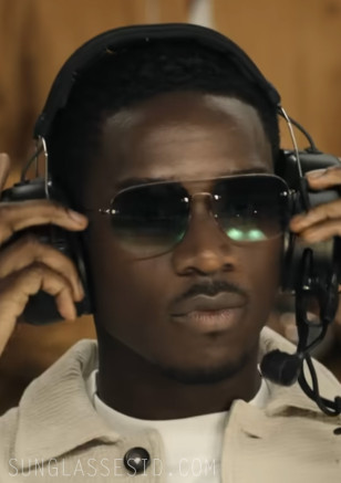 It looks like Damson Idris wears Police SPLF72 0300 in the movie F1