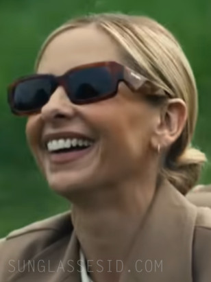 Sarah Michelle Gellar wears Prada PR 27ZS sunglasses in Ready or Not 2 Here I Come.