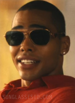 Nicholas Duvernay wears Prada SPRA50 sunglasses in the final episode of The White Lotus Season 3.