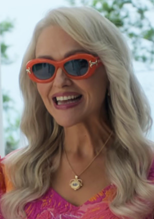 Jenn Lyon wears Pucci Geometric Sunglasses in Sirens.