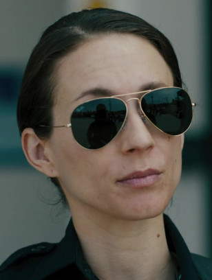Troian Bellisario wears Ray-Ban RB3025 Aviator sunglasses in On Call.
