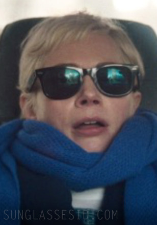 Michelle Williams wears Ray-Ban RB2140 Wayfarer sunglasses in Dying for Sex.