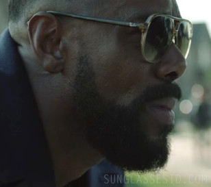 Colman Domingo wears Ray-Ban RB2198 Bill sunglasses in The Madness.