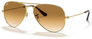 Ray-Ban RB3025 Aviator Gradient, arista / brown gradient