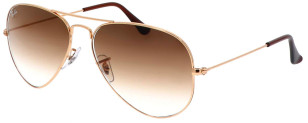 Ray-Ban RB3025 Aviator Gradient, arista / brown gradient