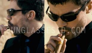 Dominin Cooper wearing Ray-Ban RB3379 sunglasses in The Devil's Double.