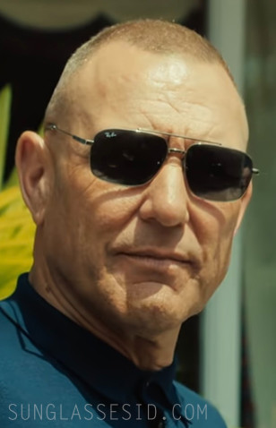 Vinnie Jones wears Ray-Ban RB8096 Michael Titanium sunglasses in Episode 5 of Season 2 of The Gentlemen