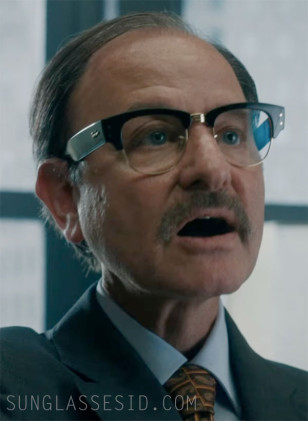 Fisher Stevens wears Ray-Ban RX0316 Mega Clubmaster eyeglasses in the movie In The Grey.