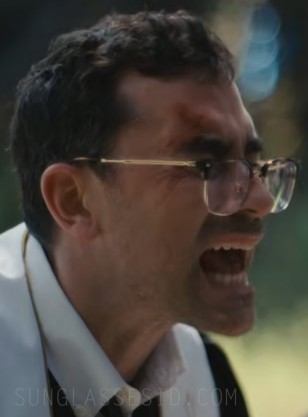 Dan Levy wears Ray-Ban RX7216 New Clubmaster in Big Mistakes.