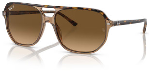 Ray-Ban RB2205 Bill One, Havana On Transparent Brown, Polarized Lenses