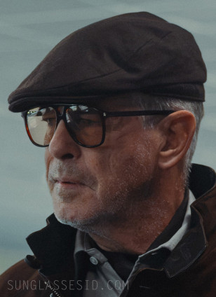 Pierce Brosnan wears Saint Laurent SL 596 sunglasses in Season 2 of the series Mobland.