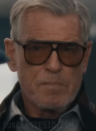 Pierce Brosnan wears Saint Laurent SL 596 sunglasses in Season 2 of the series Mobland.