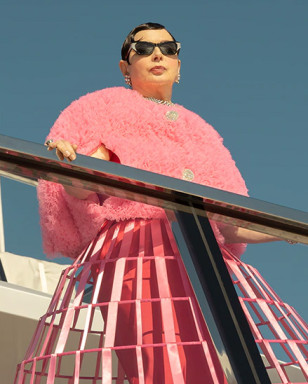 Isabella Rossellini wears Swarovski SK6029 sunglasses in The Beauty.