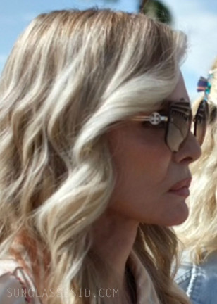 Michelle Pfeiffer wears Tory Burch TY6111 sunglasses in Episode 1 of the series Margo's Got Money Troubles.