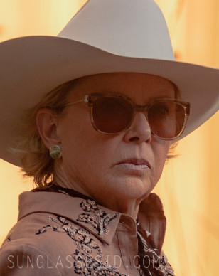 Annette Bening wears Vera Wang Camille sunglasses in the series Dutton Ranch.