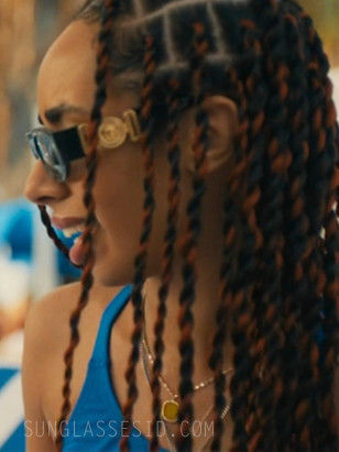 Enva Lewis wears a pair of Versace VE4361 sunglasses in My Fault: London.