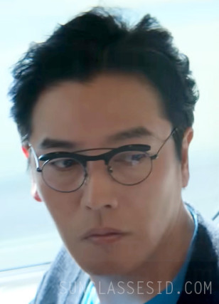Vintage LA Eyeworks TOJO 101 M412 eyeglasses in the movie in Bullet Train Explosion.
