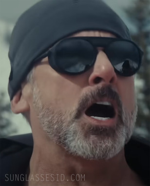 Steve Carell wears Vuarnet ICE 1709 sunglasses during the snow scenes in Mountainhead.