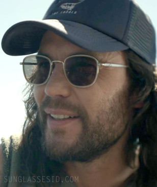 Zac Posen Roscoe sunglasses worn by Taylor Kitsch in Episode 1 of Season 2 of The Terminal List.