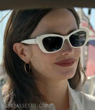 Eva Green wears white Chanel 5481H sunglasses in the movie Just Play Dead.