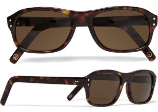 Cutler and Gross 0847 tortoiseshell acetate square-frame sunglasses