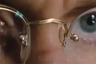 Nose-bridge detail of the eyeglasses worn by Ryan Gosling in Project Hail Mary