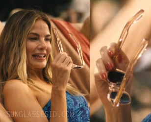Michelle Monaghan wears Jacques Marie Mage Zephirin sunglasses in The White Lotus Season 3, Episode 4