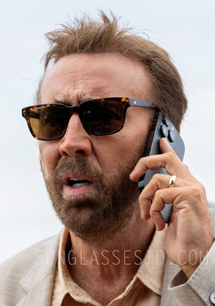 Nicolas Cage wears OTIS Test Of Time X sunglasses in The Surfer.
