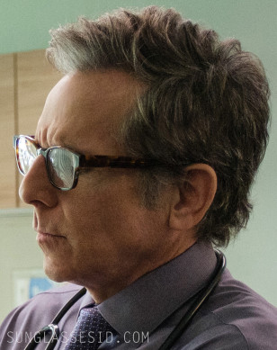 Ben Stiller wears ProDesign Cut 5 eyeglasses in The Dink.
