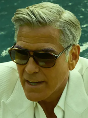 George Clooney wears Selima Optique Money 2 in the color Auburn in the GQ Magazine article from August 2024.