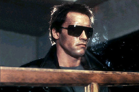 Gargoyles Vintage 85mm Black Frame Terminator Sunglasses