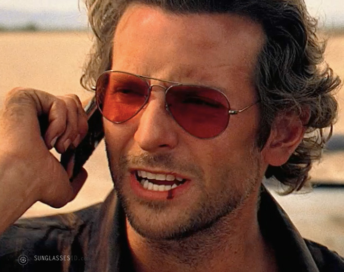 Ray Ban 3025 Large Aviator Bradley Cooper The Hangover Sunglasses Id Celebrity Sunglasses