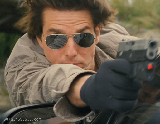 Ray-Ban 3025 Aviator - Tom Cruise - Knight and Day | Sunglasses ID -  celebrity sunglasses